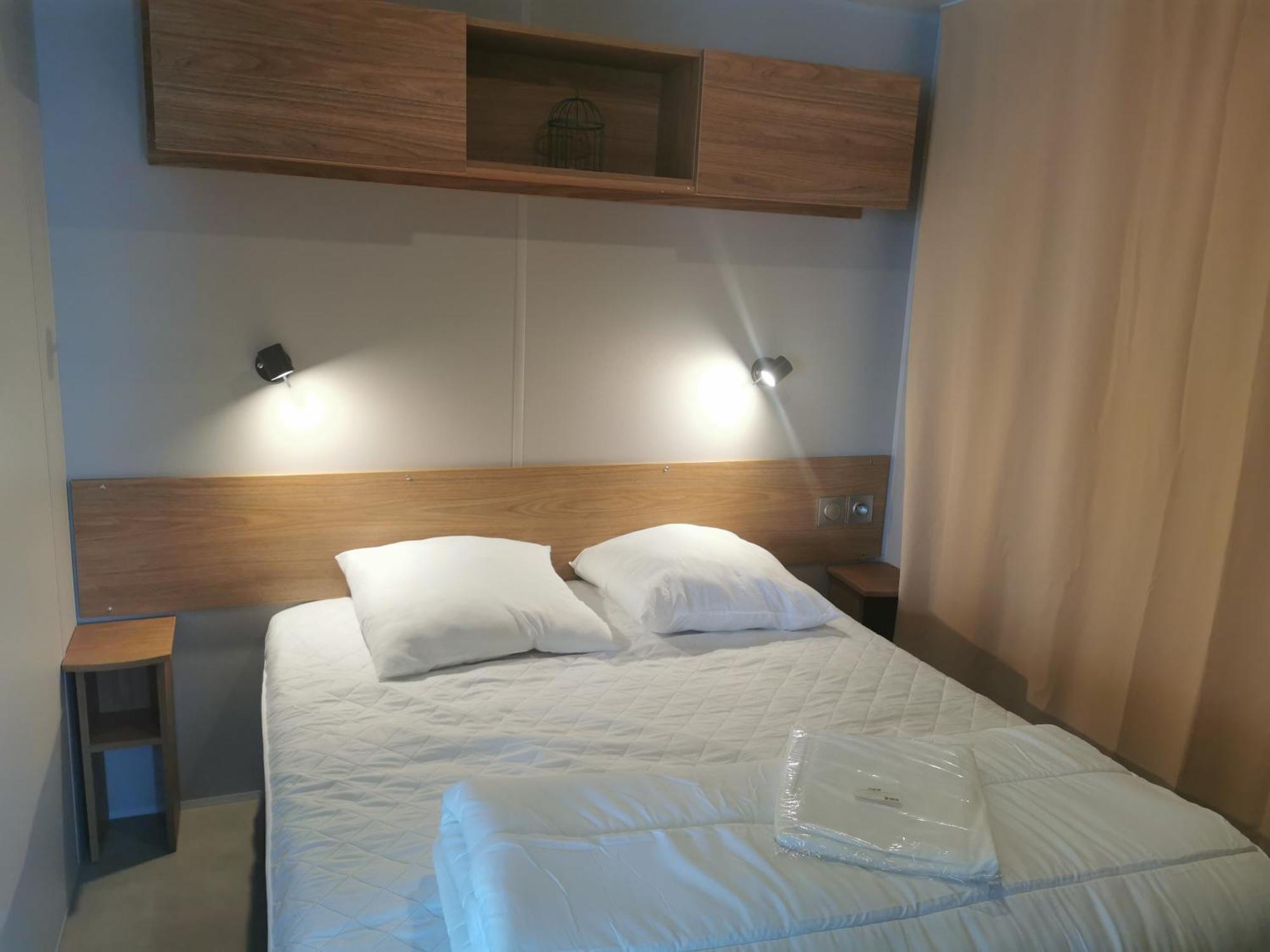 Mobilhome Vue Ocean La Costa Breizha Quiberon Bagian luar foto