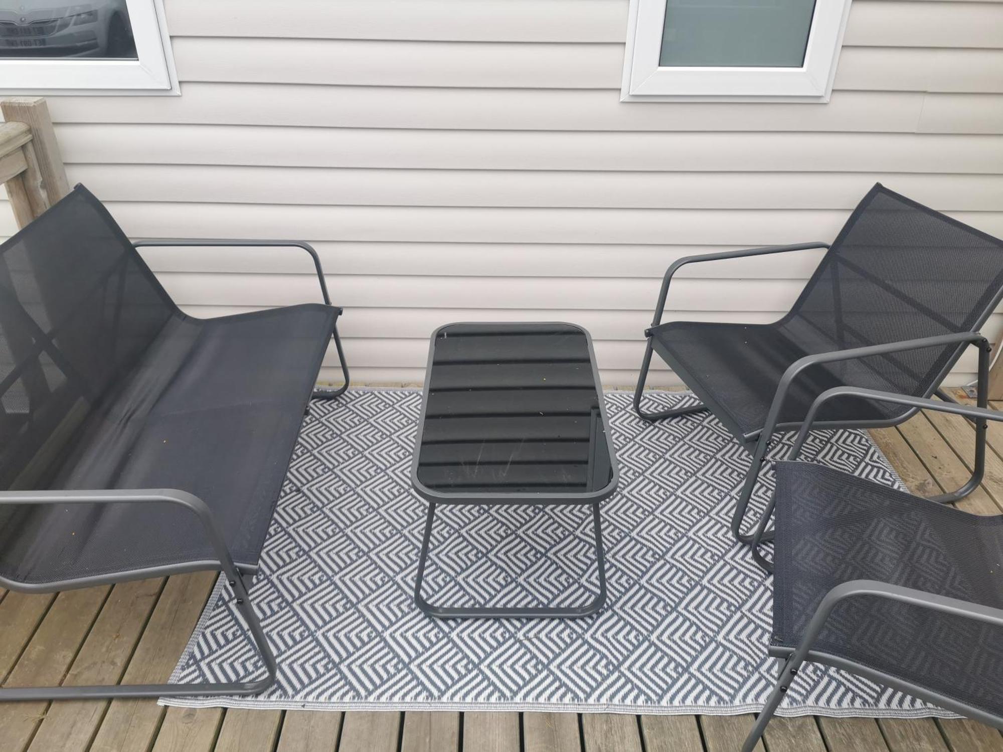 Mobilhome Vue Ocean La Costa Breizha Quiberon Bagian luar foto
